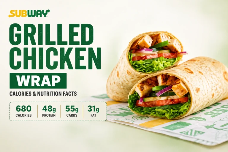 Subway Grilled Chicken Wrap Calories & Nutrition Facts